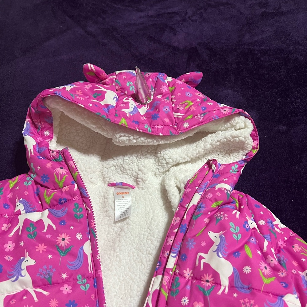 Gymboree White Fleece Jacket